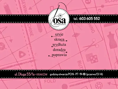 Osa. Pracownia krawiecka. Szycie, poprawki